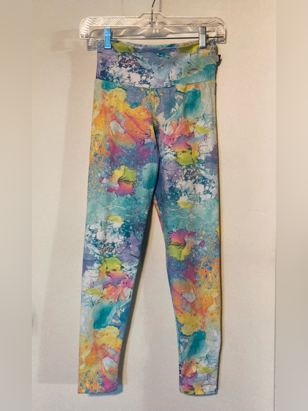 Kaisan Modas Brazilian Leggings High Waist Comfy Colorful Yoga Zouk Pants Size M